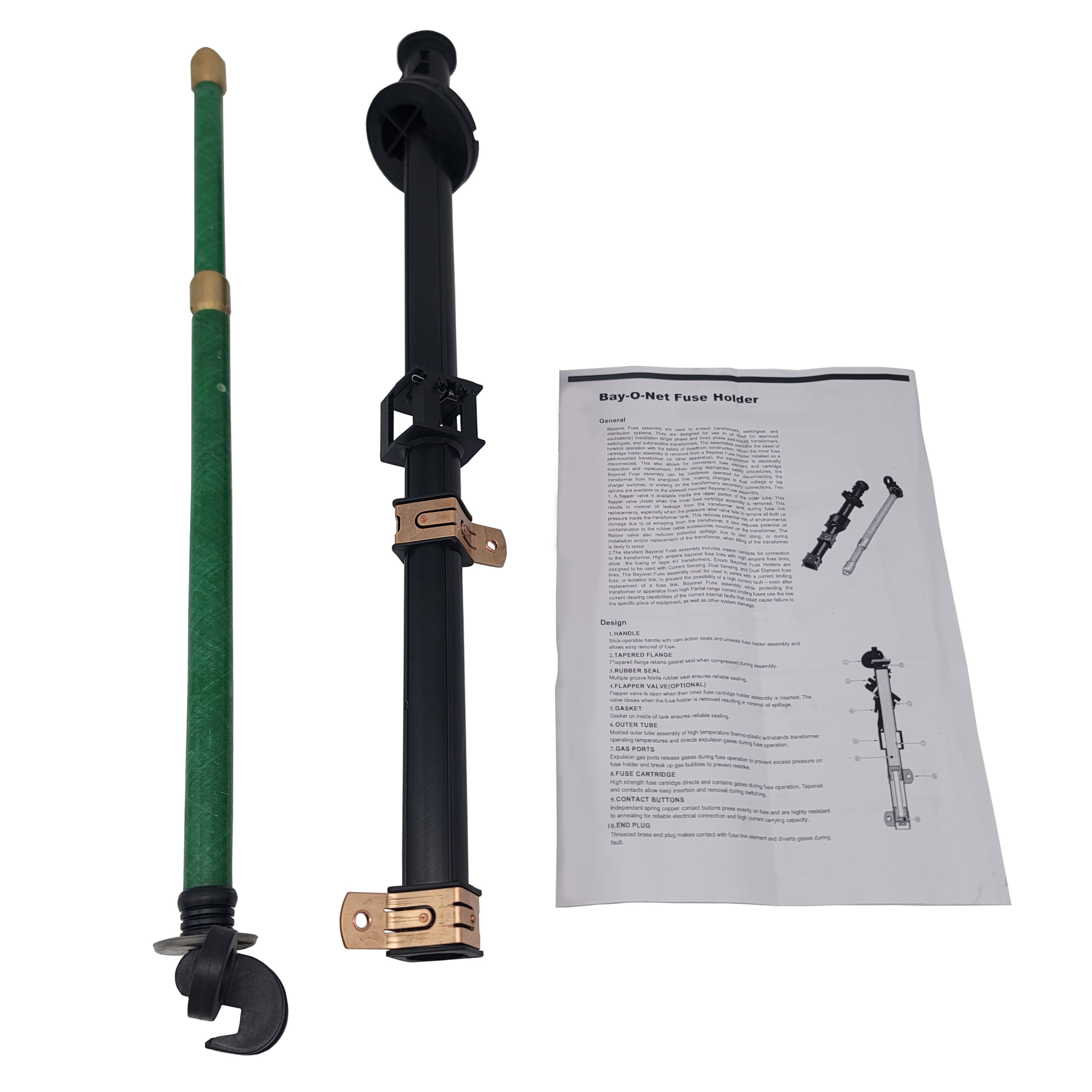 Bay-O-Net Fuse Holder Transformer Components Sidewall Mounted & Cover Mounted Bayonet Fuse Holder