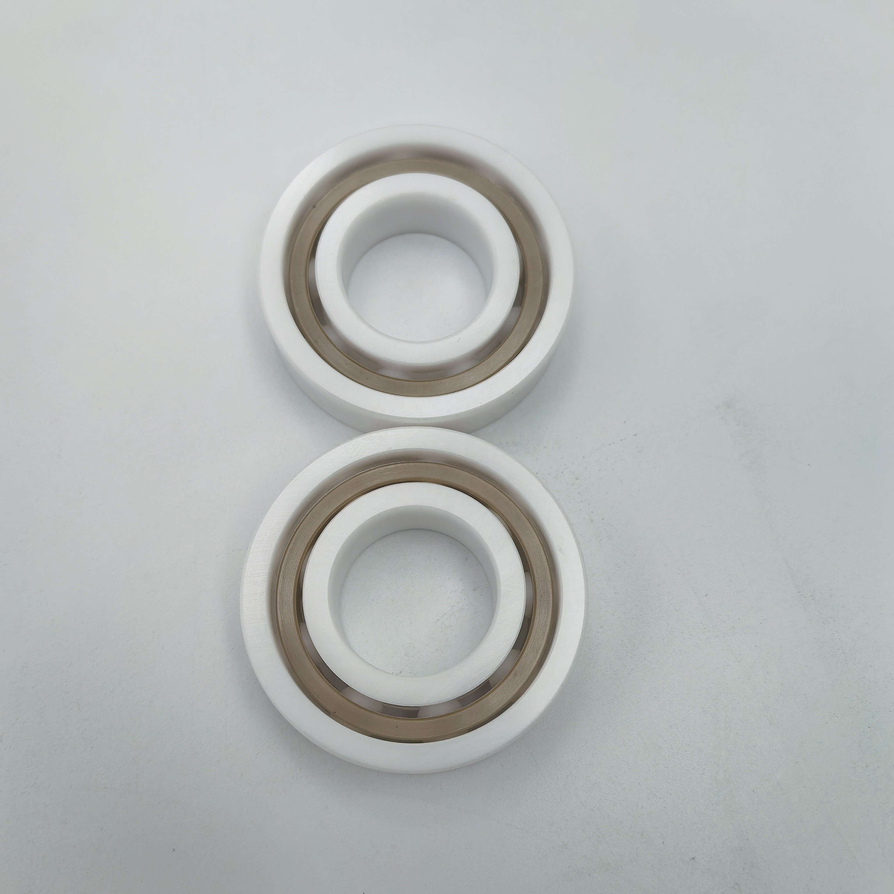 High Precision Ceramic Ball PTFE Cage ZrO2 Deep Groove Ball Bearing 6004 ZR02 PTFE Good Quality Low Price