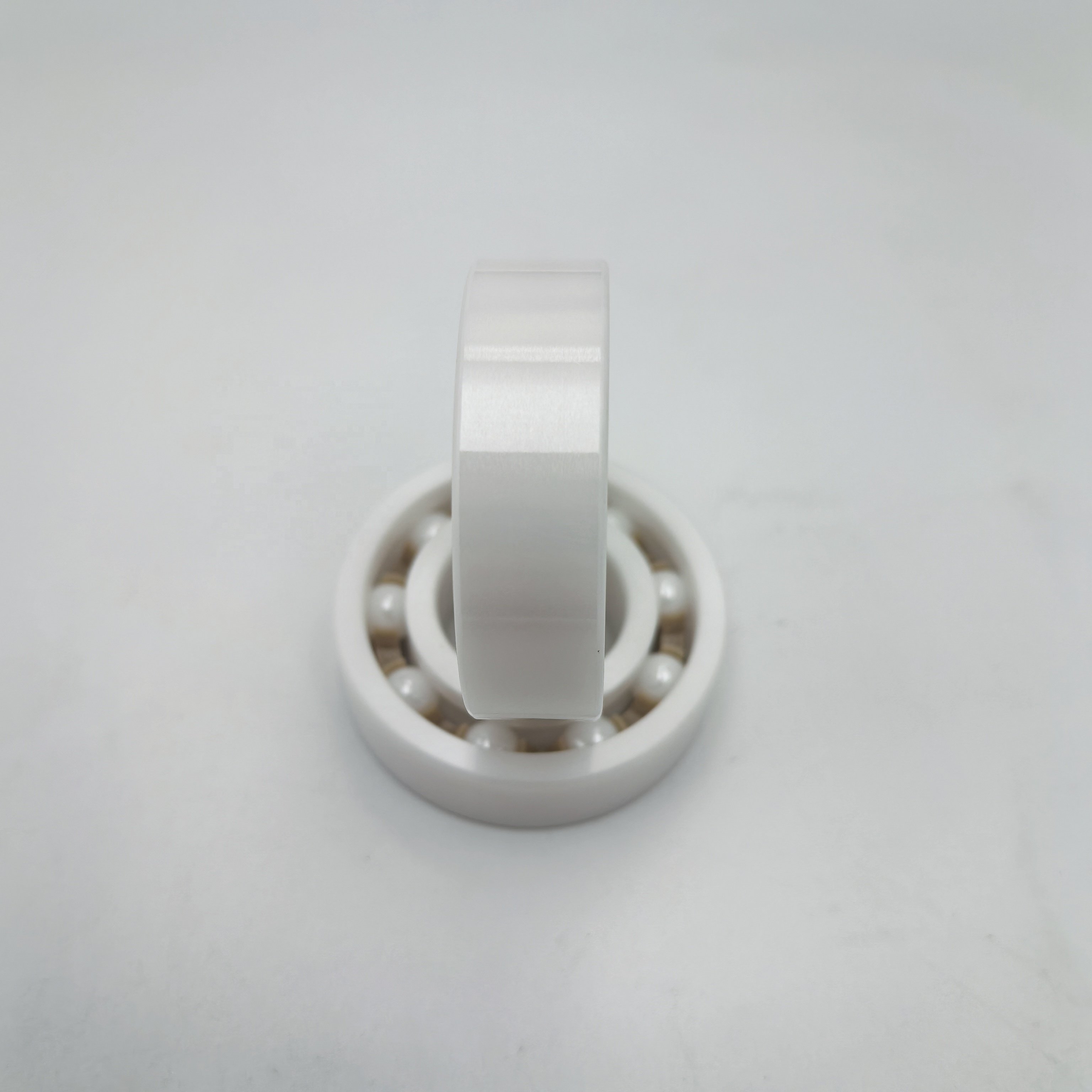 High Precision Ceramic Ball PTFE Cage ZrO2 Deep Groove Ball Bearing 6004 ZR02 PTFE Good Quality Low Price