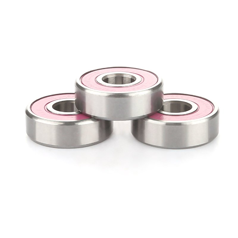 Wholesale Deep Groove Ball Bearings Roller Skating 608ZZ Pink Skates High Precision Long Life Anti-Corrosion Bearings 2RS ZZ