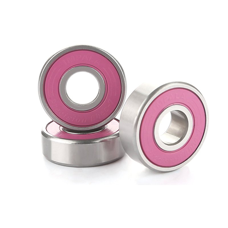Wholesale Deep Groove Ball Bearings Roller Skating 608ZZ Pink Skates High Precision Long Life Anti-Corrosion Bearings 2RS ZZ