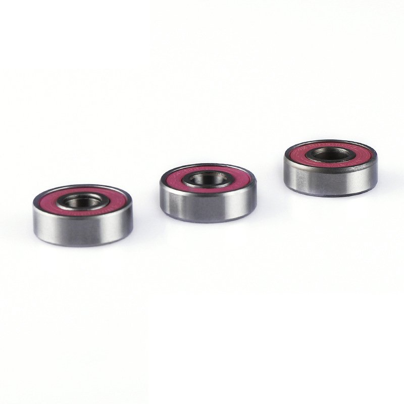 Wholesale Deep Groove Ball Bearings Roller Skating 608ZZ Pink Skates High Precision Long Life Anti-Corrosion Bearings 2RS ZZ