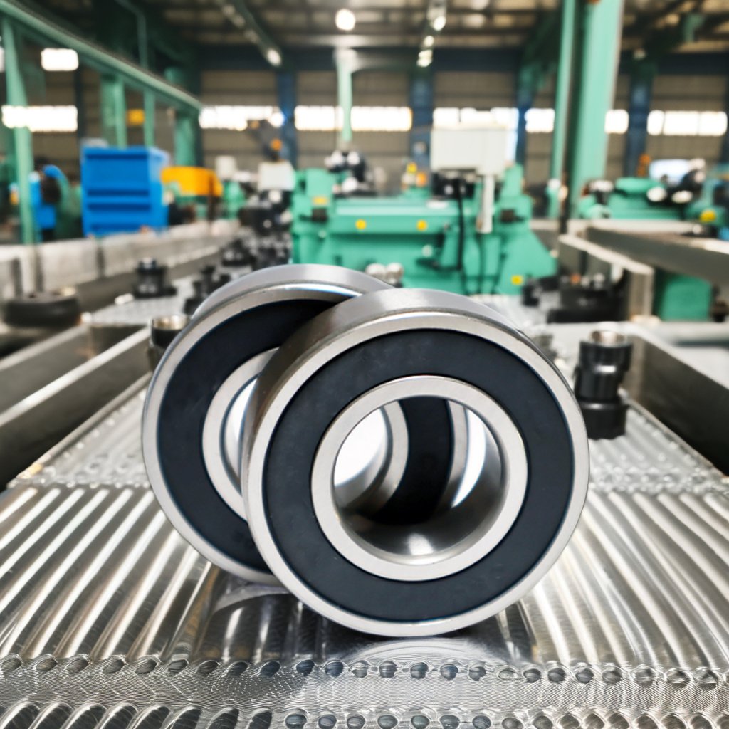 High Precision Single Deep Groove Ball Bearings Model 6206-2RS-Optimized Performance High Speed Equipment Sealed Low Friction