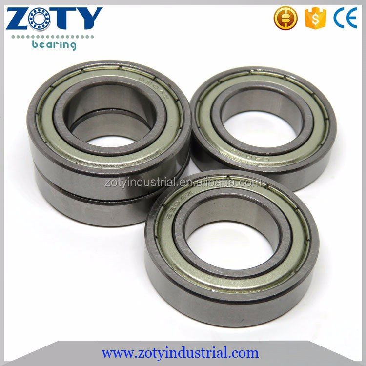 Precision high speed bearings 25 x 42 x 12 MM Deep Groove Ball Bearings