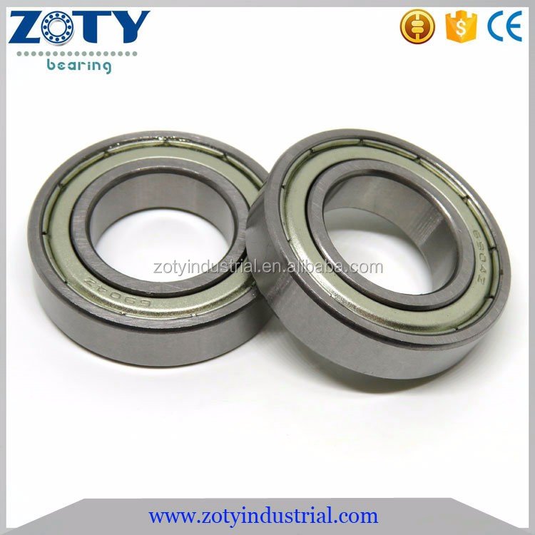 Precision high speed bearings 25 x 42 x 12 MM Deep Groove Ball Bearings