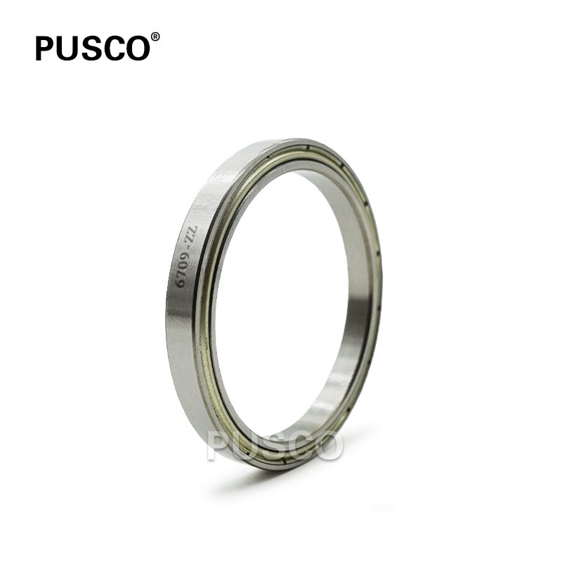 PUSCO Factory Directly Supply 6709ZZ 45x75x11mm Deep Groove Ball Bearing 6709-ZZ Ultra Thin Wall Bearing 6709 ZZ For Bicycle