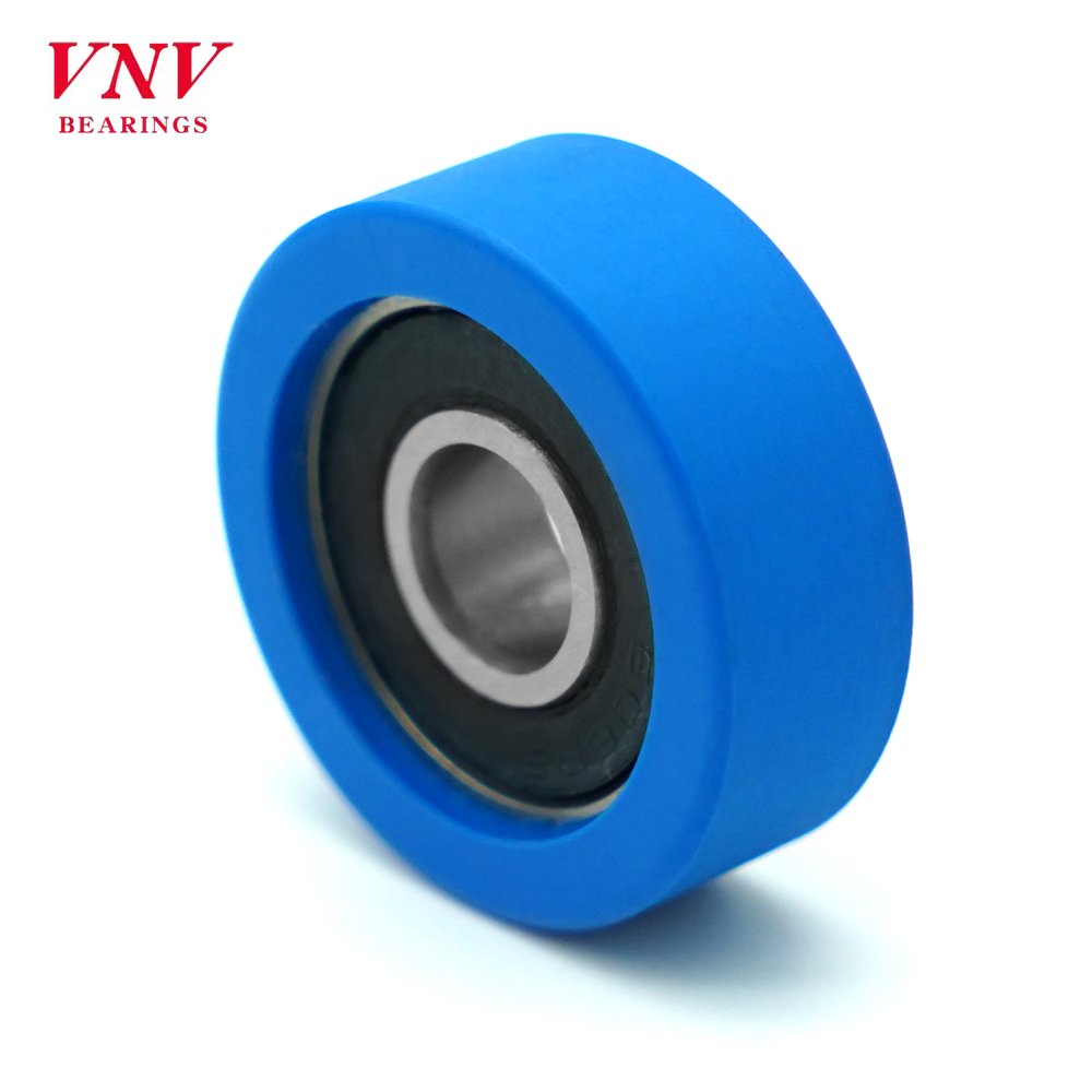 VNV Precision Balls Manufacturers blue out ring rubber double sealed cage 6217 2rs deep groove ball bearing or transmission