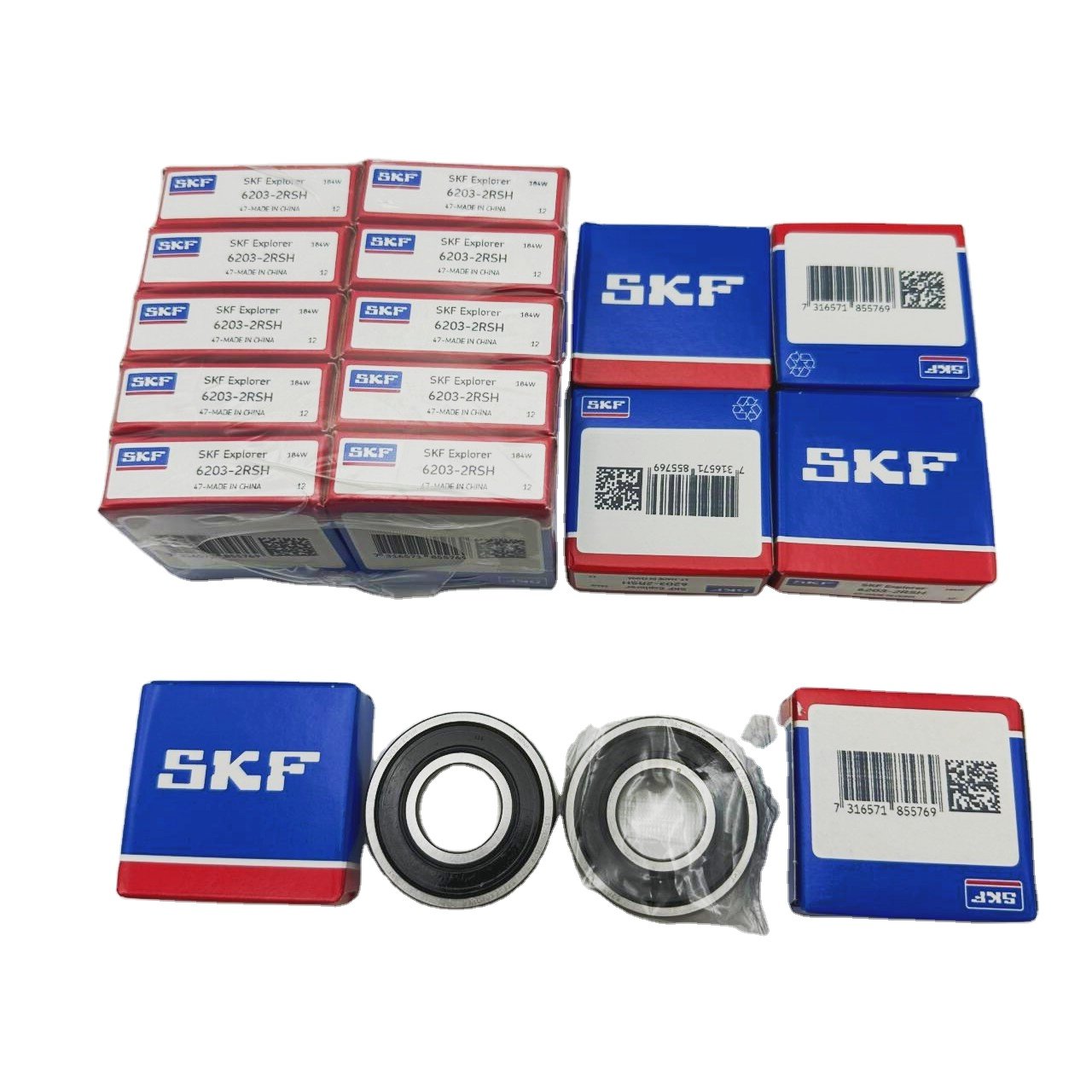 High Quality NSK Brand DDU ZZ RS Sealed bearing Original High Speed 6203DDUCM Deep Groove Ball Bearings 6203 Price List