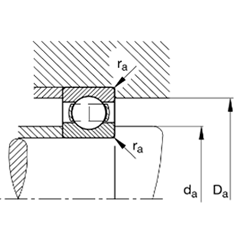 High Temperature Resistant Bearings 6034-C3 Deep Groove Ball Bearings Steel Cage 170X260X42mm