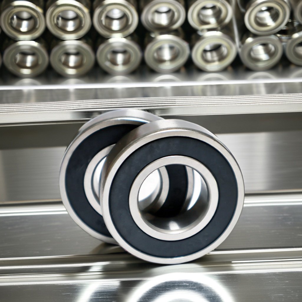 High Rigidity 6007-2RS New Model Deep Groove Ball Bearings Low Vibration Sealed ZZ Wide Temperature Range Abrasion Resistance