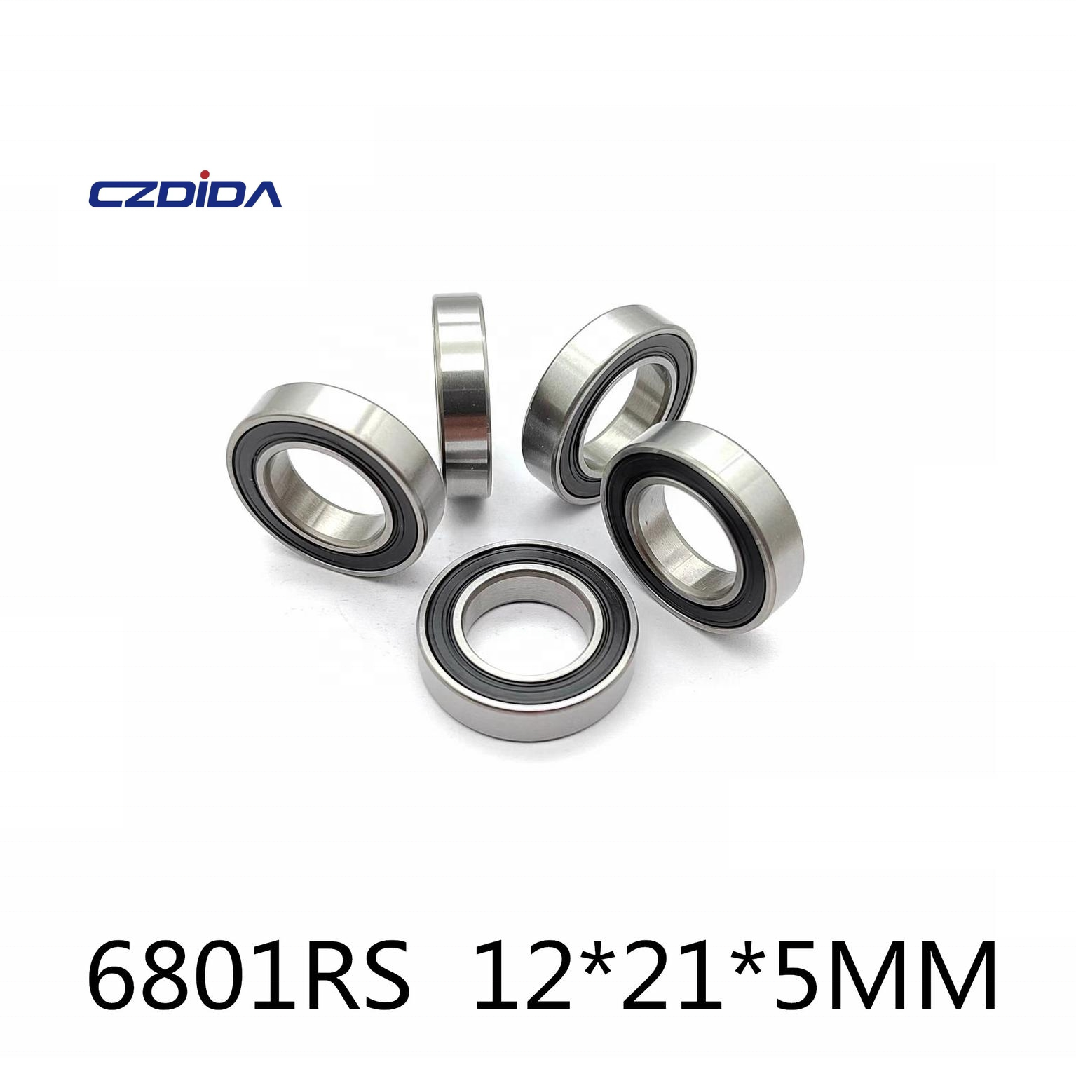 6801 6801ZZ 6801RS High Quality Deep Groove ball Bearing Size 12x21x5mm Bearing 6801 6801ZZ