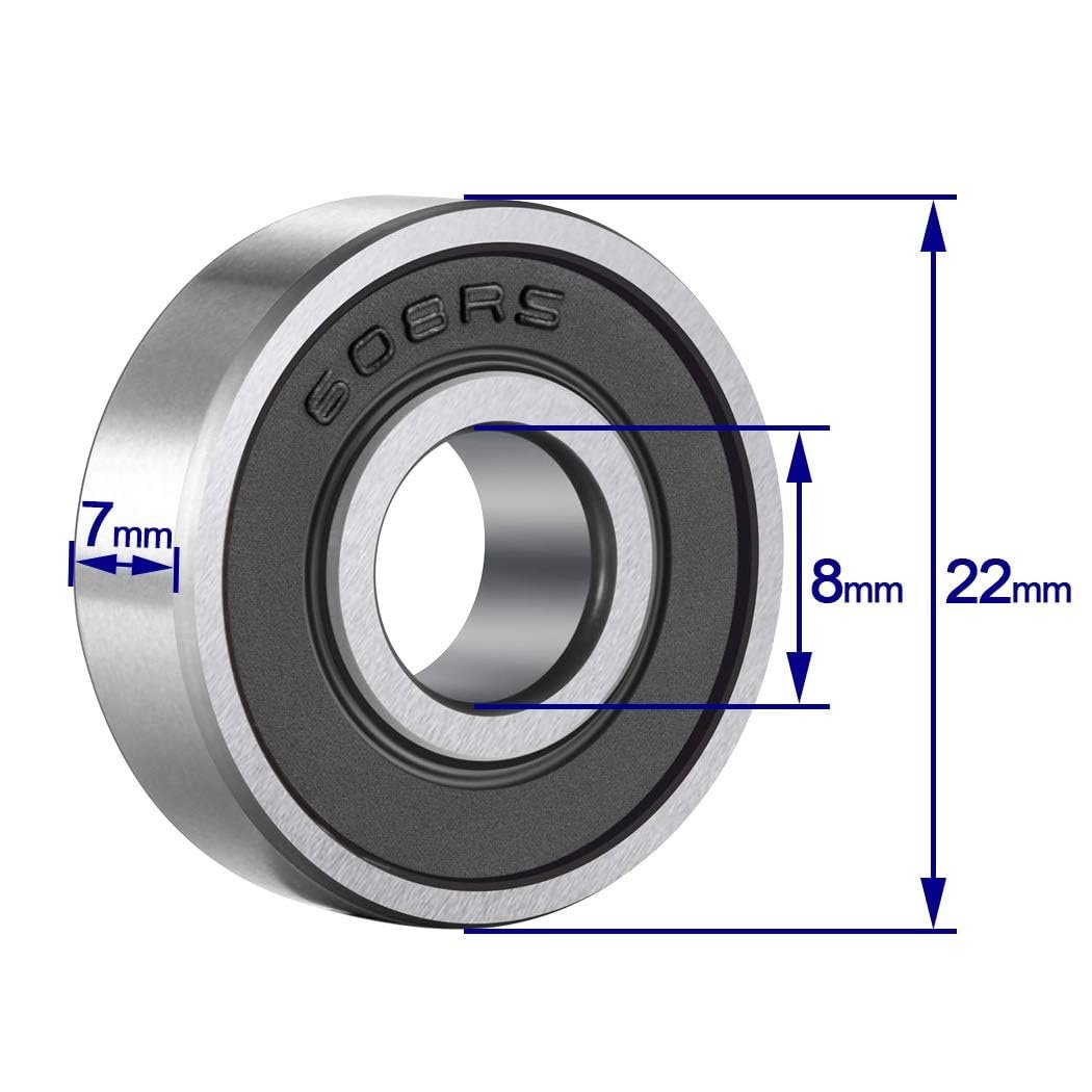 MTZC 608 bearing c3 High quality deep groove ball bearings abec 11 608 bearing skate 8*22*7MM