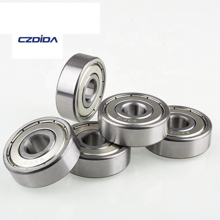 High quality 6301 6301ZZ 6301RS Deep Groove ball Bearing Size 12x37x12mm Bearing 6301