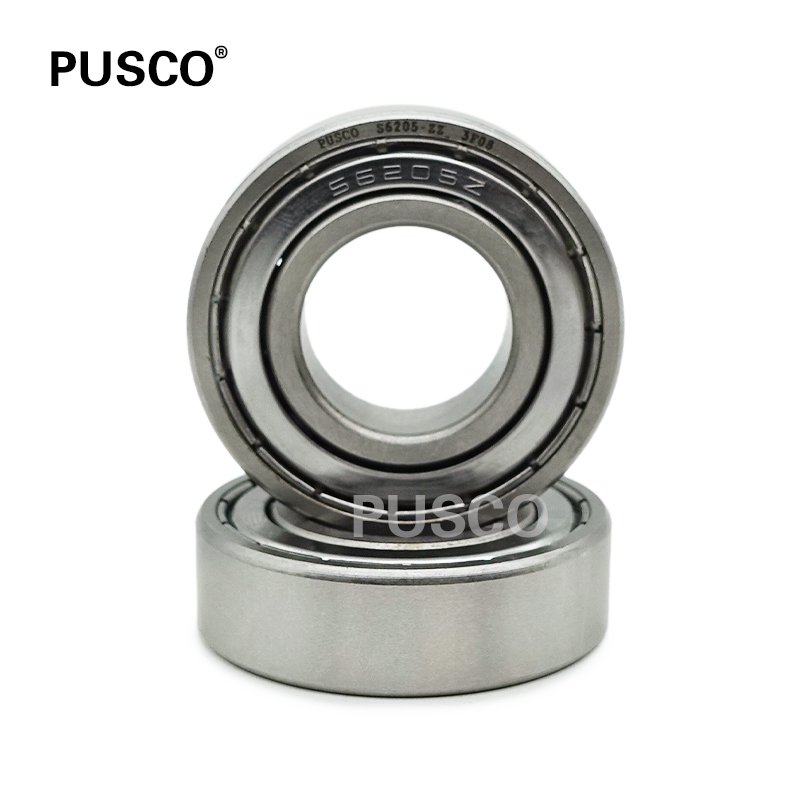 PUSCO Stainless Steel Deep Groove Ball Bearing S6205ZZ Washing Machine Bearing S6205-2Z Motorcycle Bearings S6205 ZZ