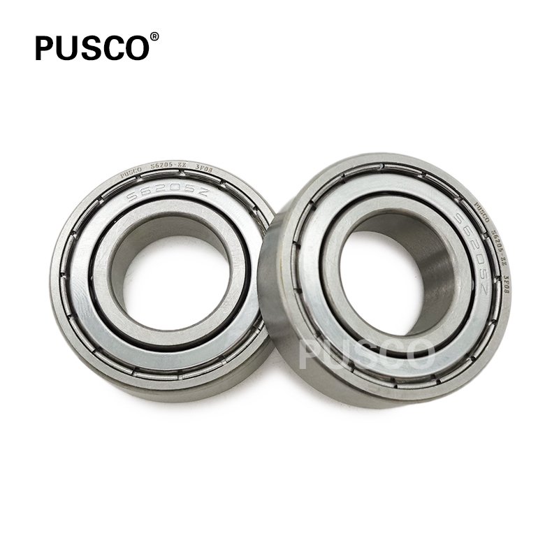 PUSCO Stainless Steel Deep Groove Ball Bearing S6205ZZ Washing Machine Bearing S6205-2Z Motorcycle Bearings S6205 ZZ