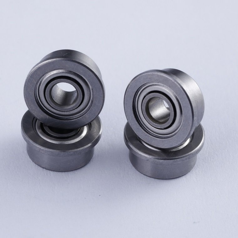High Precision Stainless Steel Miniature Flanged Ball Bearing 3*6*2.5mm SMF63ZZ with Deep Groove Structure and Sealed ZZ Seals