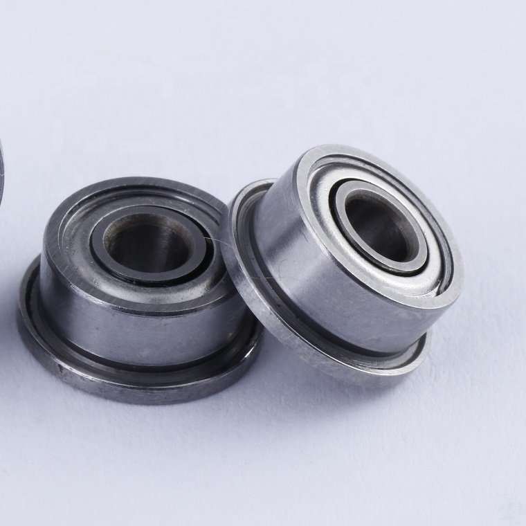 High Precision Stainless Steel Miniature Flanged Ball Bearing 3*6*2.5mm SMF63ZZ with Deep Groove Structure and Sealed ZZ Seals