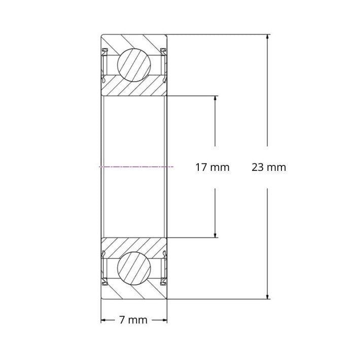 Deep groove ball bearing 6703zz P0 P6 P5 High OEM quality electric motor engine