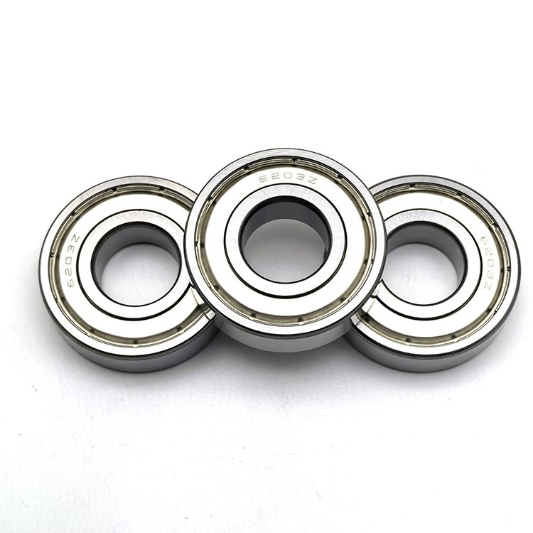 High Quality Deep Groove Ball Bearing 6200ZZ 6201ZZ 6202ZZ 6203ZZ 6204ZZ Bearings 17x40x12mm