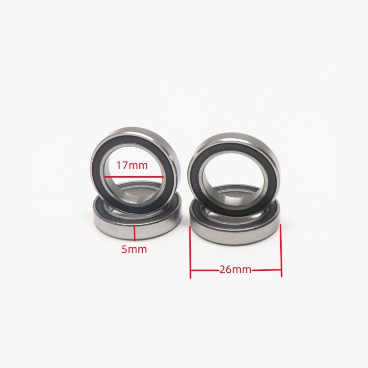 Hot sale 17x26x5mm 61803 rs 6803 zz bearing deep groove ball bearing thin section ball bearing 6803 2rs for bicycle wheel