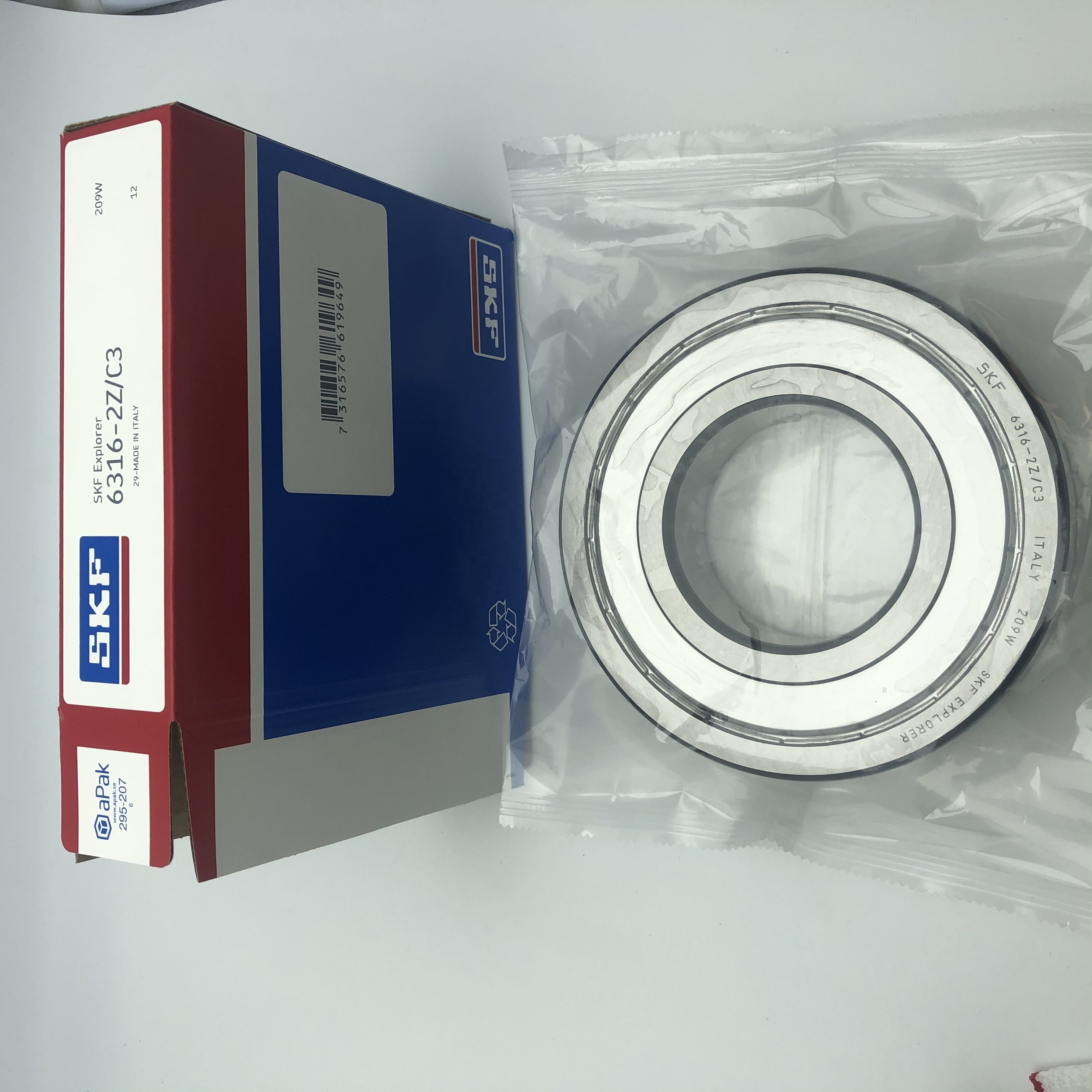 80*170*39mm Original Bearing Wholesale 6316-2Z High Performance Deep Groove Ball Bearing 6316-2Z/C3 Bearing