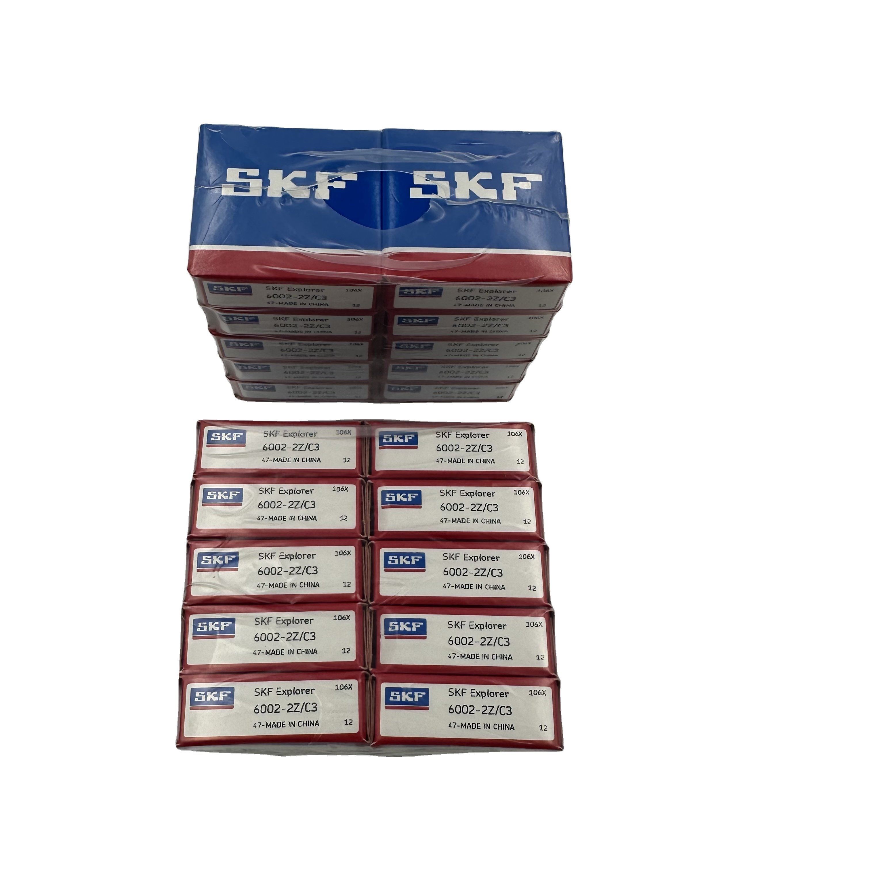 -Original SKF Deep groove Ball Bearing 6002 2Z/C3 15*32*9MM 0.031KG SKF Single row ball bearing 6002 2Z