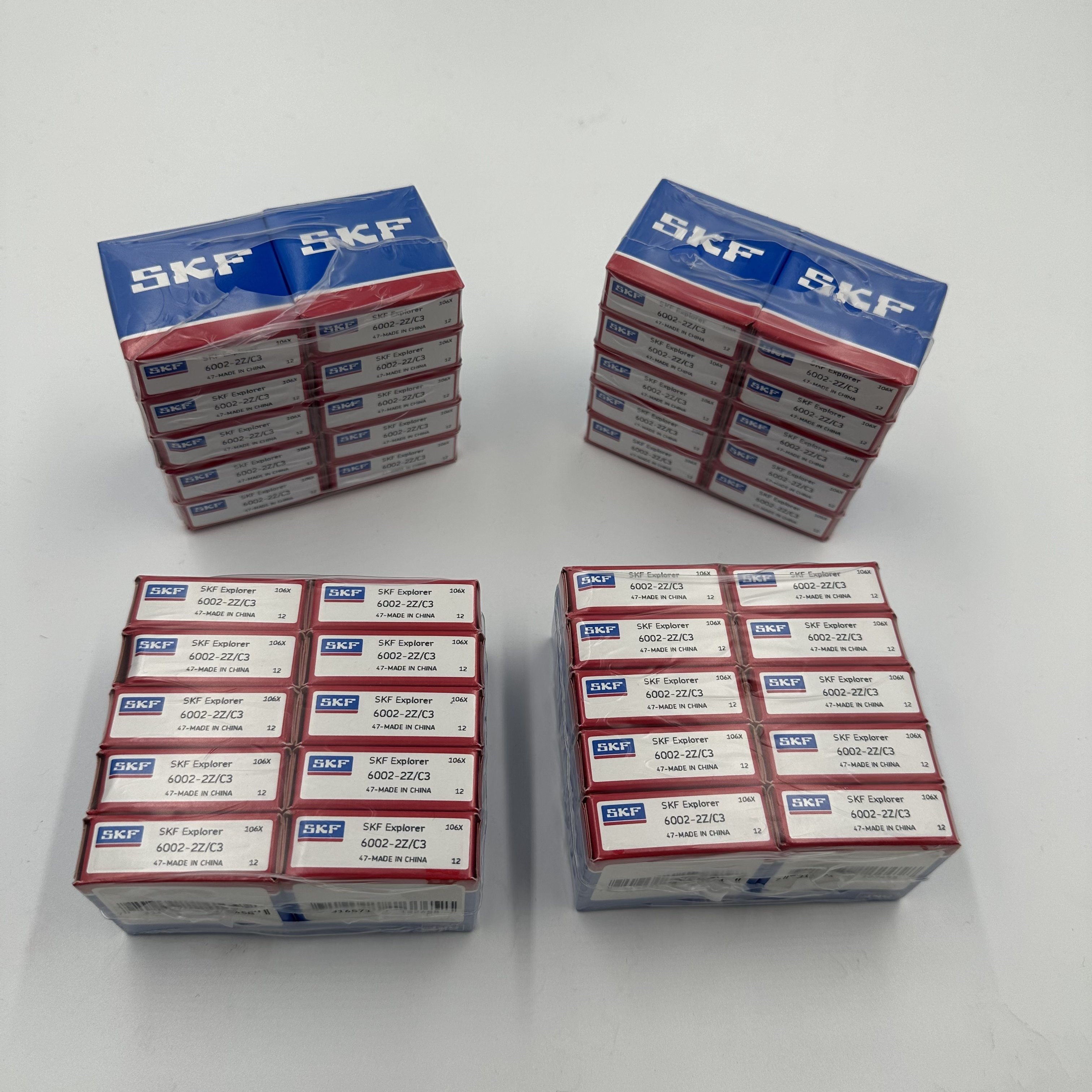 -Original SKF Deep groove Ball Bearing 6002 2Z/C3 15*32*9MM 0.031KG SKF Single row ball bearing 6002 2Z