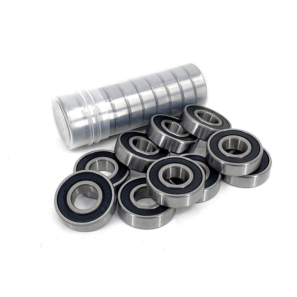 Sealed Deep Groove Ball Bearings P5 Motorcycle Bearing Single Row Bearing 6201-2RS Double Rubber Stainless Steel 12 - 32 Mm