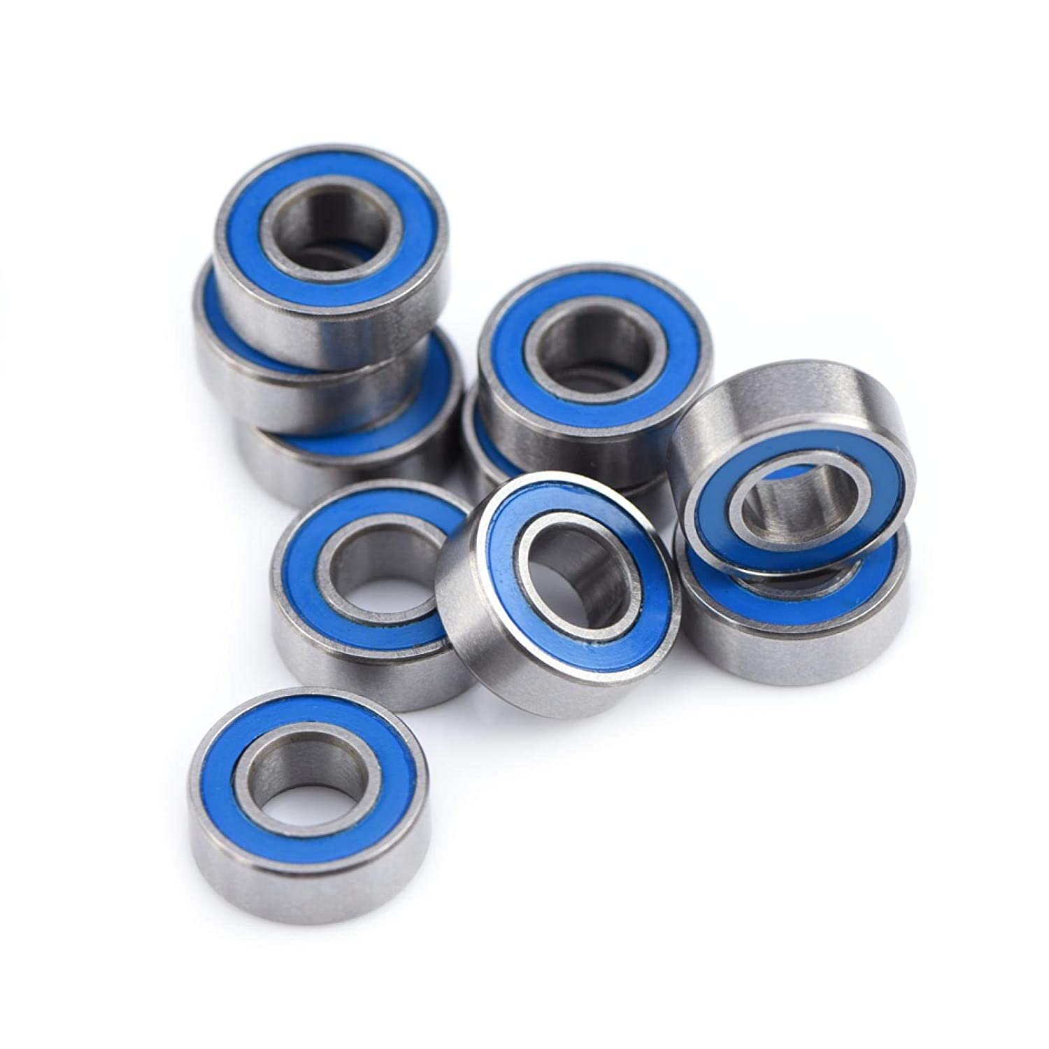 Blue Rubber one single Bearings 5x11x5MM 685 deep groove Ball Bearings supplier