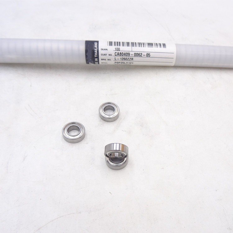 L-1260ZZ MR126ZZ L-1260ZZR P0P25LY121 miniature deep groove ball bearing size 6x12x4mm