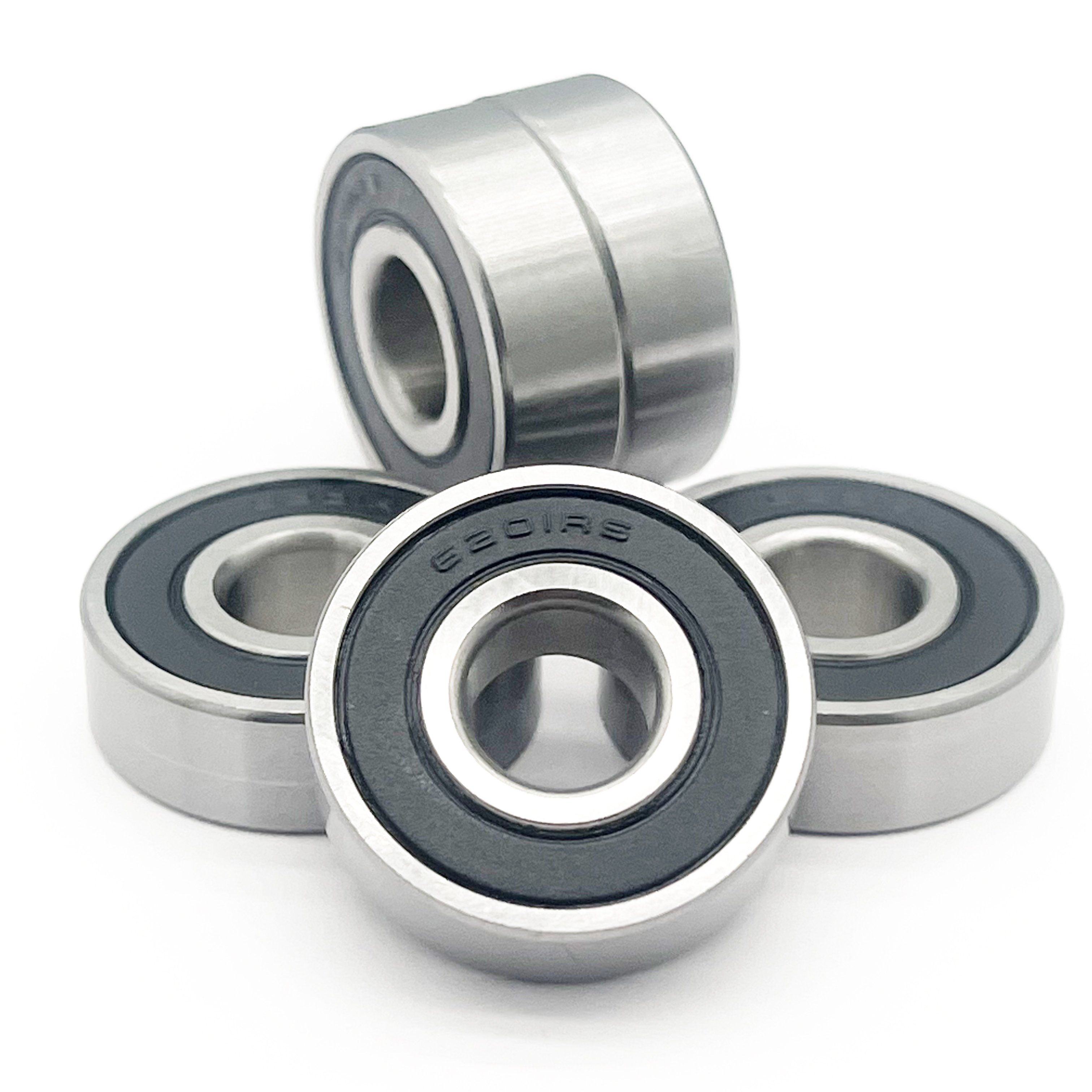 Manufacturer Custom Stainless Steel Standard Bearing 6202 ZZ/RS Sealed Bearing Single Row Deep Groove Ball Bearings for Motor