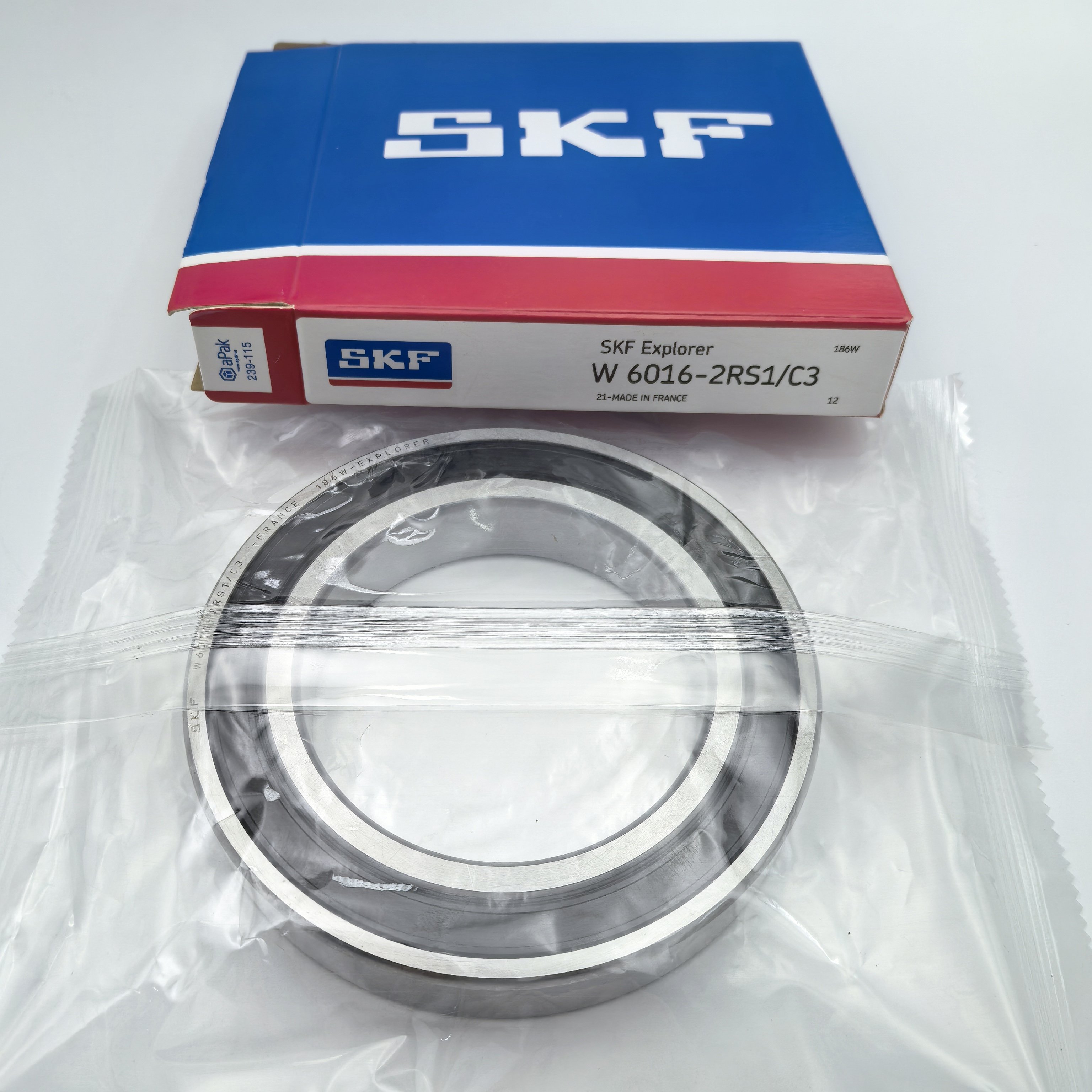 High Quality Good Price180*125*22mm Stainless Steel Deep Groove Ball Bearing W 6016-2RS1C3 Motorcycle Tricycle Bearing