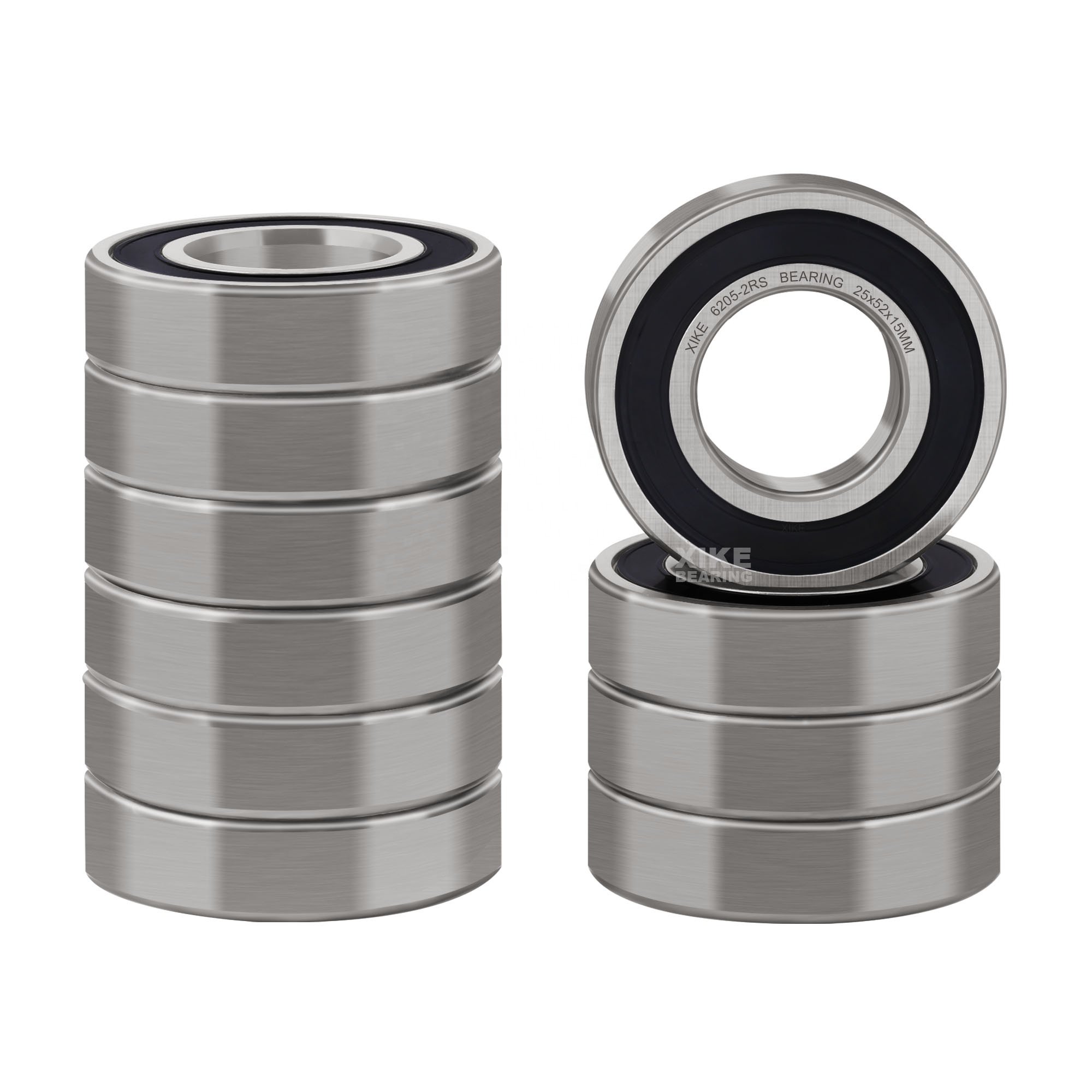 Steel 6205 Rs High Speed 2Rs 6201 6202 6203 6208 6205Zz Bearings Deep Groove Ball Bearing