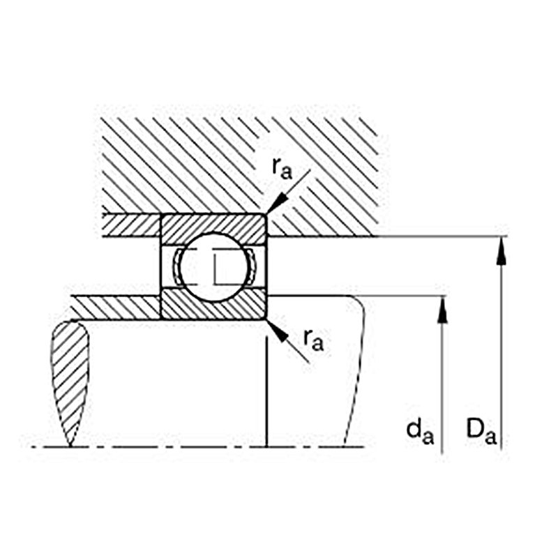 High Temperature Resistant 6317-J20C-C3 Deep Groove Ball Bearings Thin Ceramic Coated Inner Insulated Bearings