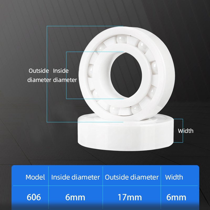 China factory produces ceram ball bearing 606CE deep groove ball