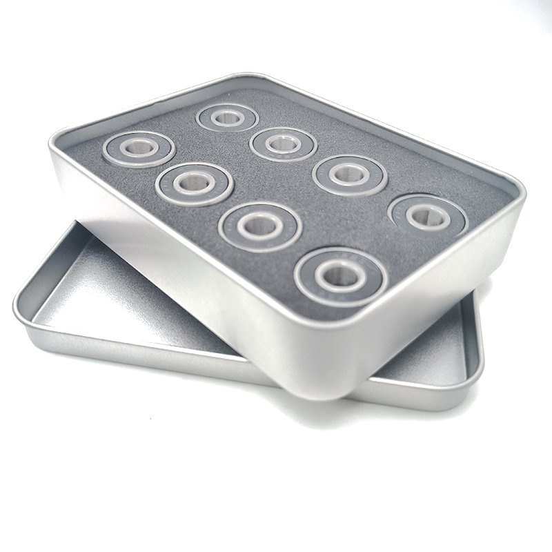 16pcs tin package ABEC-9 608-2rs chrome steel bearing skate bearings 608 ball bearing manufacturer 608