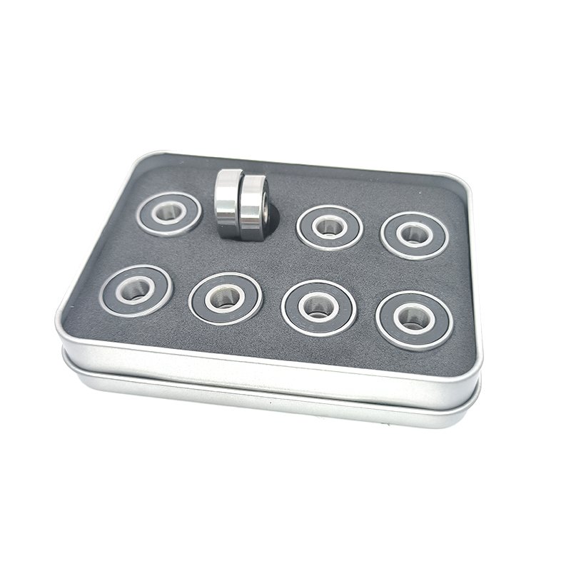 16pcs tin package ABEC-9 608-2rs chrome steel bearing skate bearings 608 ball bearing manufacturer 608