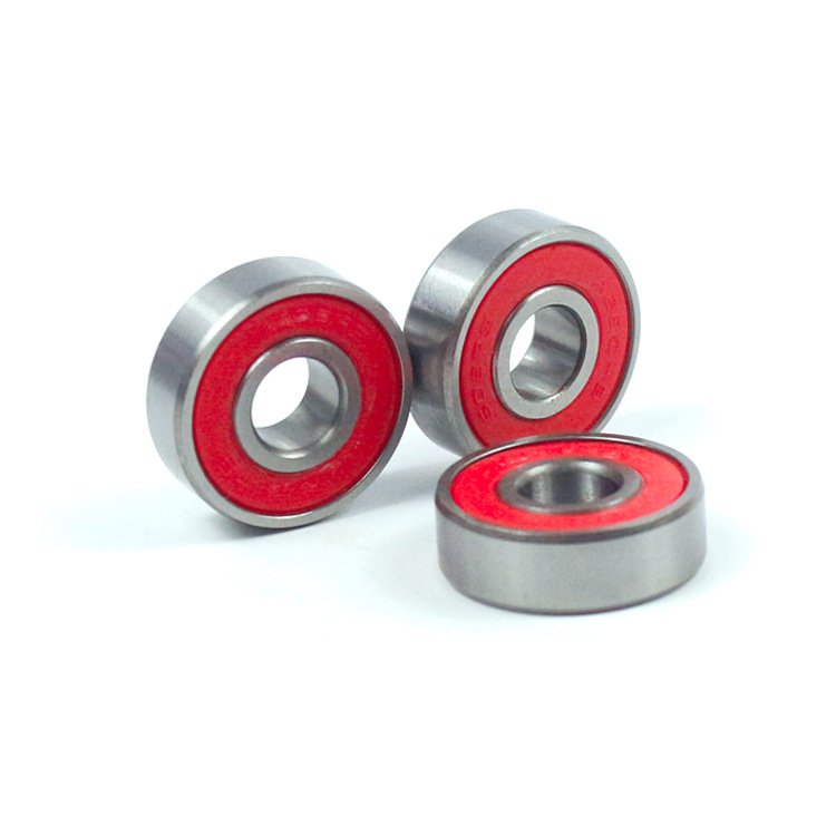 High-Speed Miniature 608RS Deep Groove Ball Bearing Stainless Steel Open Seal Oil Long-Life Anti-Corrosion Scooter Skates