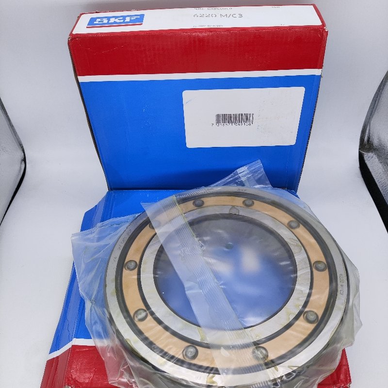 SK F 100% original all types ball bearings deep groove ball bearings 6220 M/C3