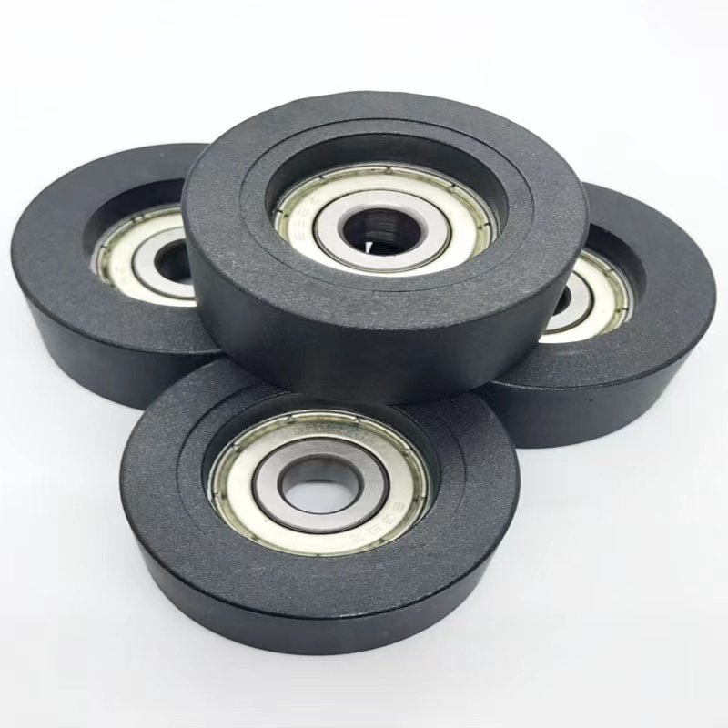 No noise polyurethane POM Nylon PU plastic coated bearing for rowing seat wheel 626 627 628 ZZ 2RS
