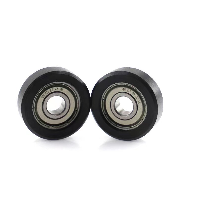No noise polyurethane POM Nylon PU plastic coated bearing for rowing seat wheel 626 627 628 ZZ 2RS