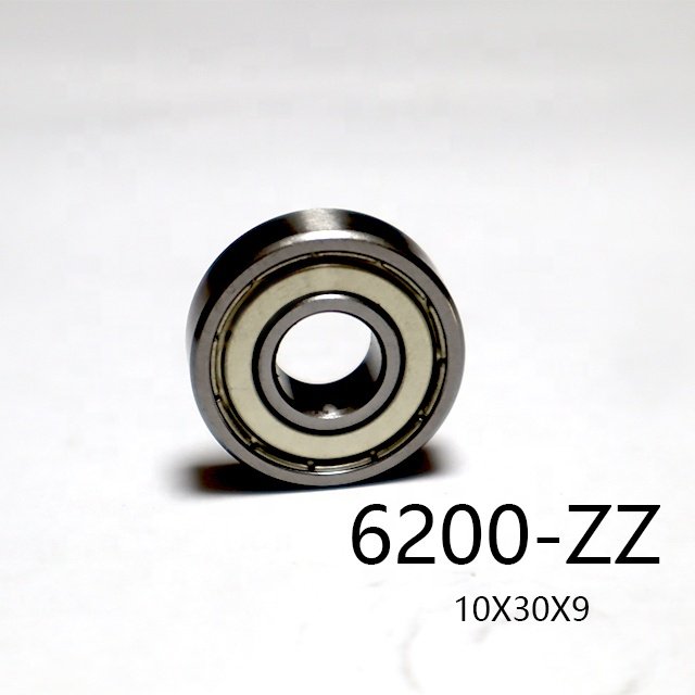 High Performance 6200-ZZ Deep Groove Ball Bearings Perfect Quality High Speed Precision Dust Resistant with Sealed Steel Cage