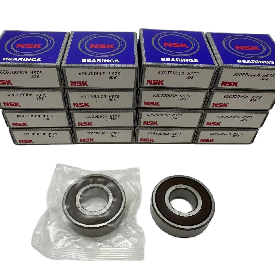 Original Japan NSK 6203 Bearing 6203DDUCM Sealed Single Double Row Ceramic Ball Roller Bearings Deep Groove Ball Bearing