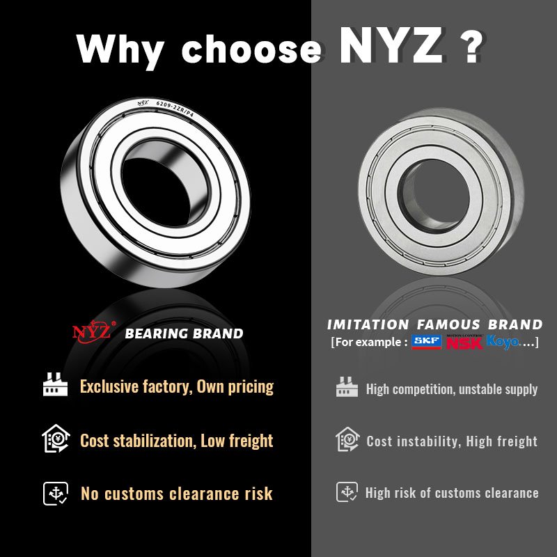 Professional Bearings 6304zz Deep Groove Ball Bearing 6203 6300 6308 6309 Bearings Supplier High Precision Original NYZ 2RS JP