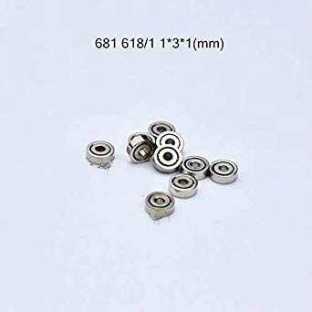 High precision deep groove ball bearing 618/1 for precision meter with size 1*3*1mm