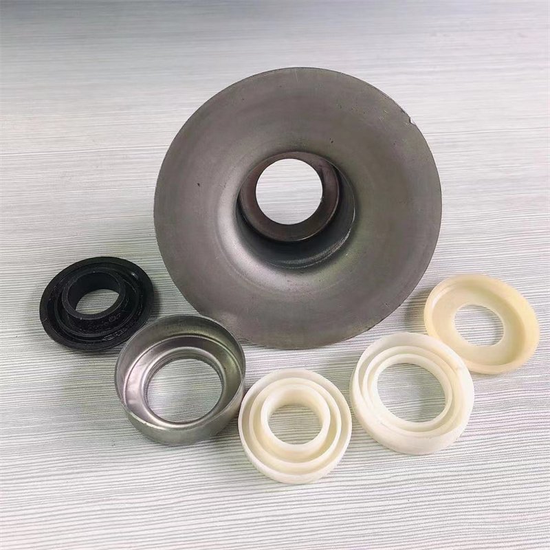 Bearing support and dust seal for deep groove ball bearing