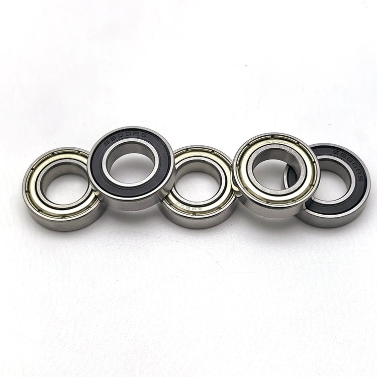 High speed Deep Groove Ball Bearing 2RS 6800-2RS 6800ZZ Motor Bearing small corn puff machine10x19x5mm instruments bearing