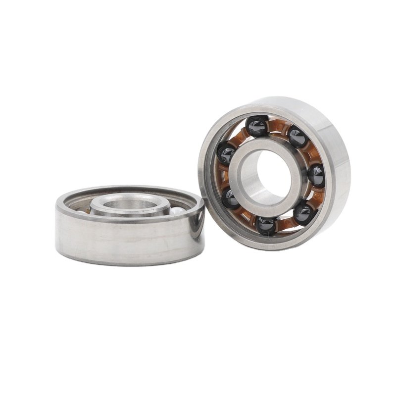 Hybrid ceramic ball bearing 63/22 Si3n4 ball steel ring inside outside peek cage ball bearing 22*56*16mm