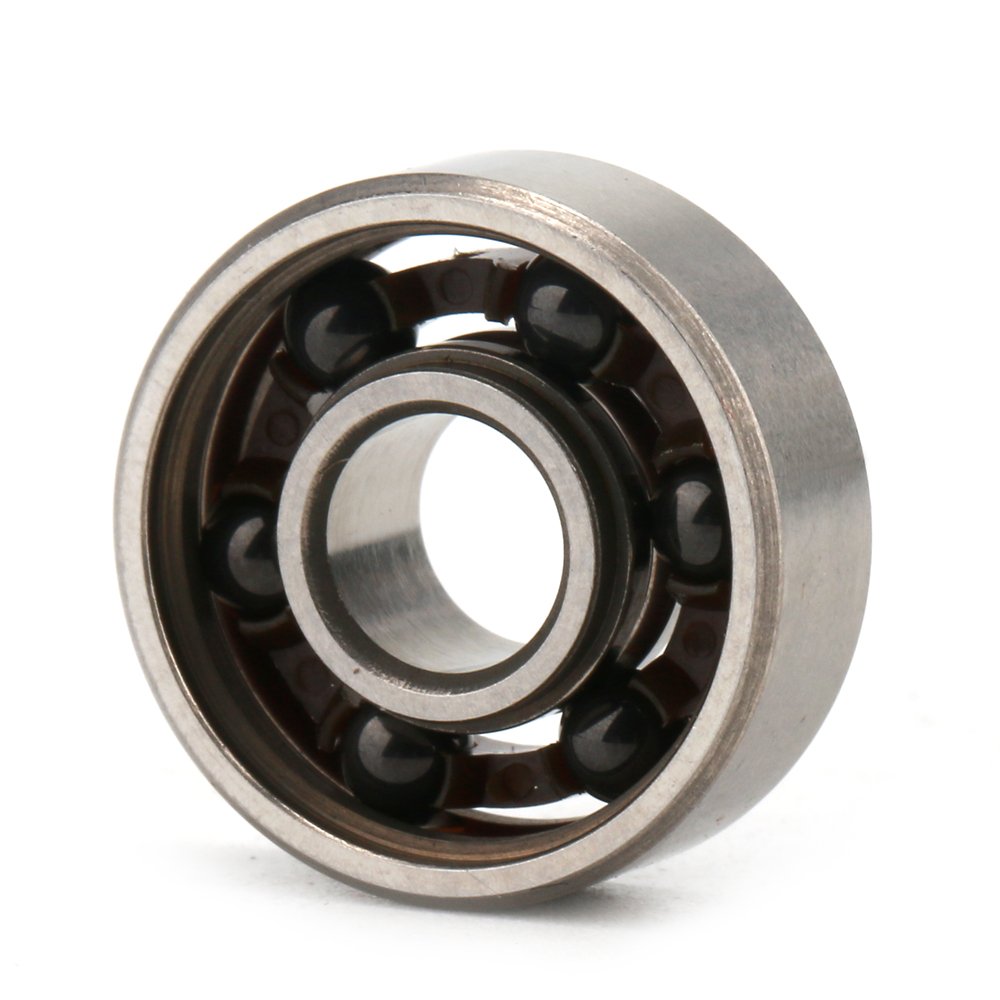Hybrid ceramic ball bearing 63/22 Si3n4 ball steel ring inside outside peek cage ball bearing 22*56*16mm