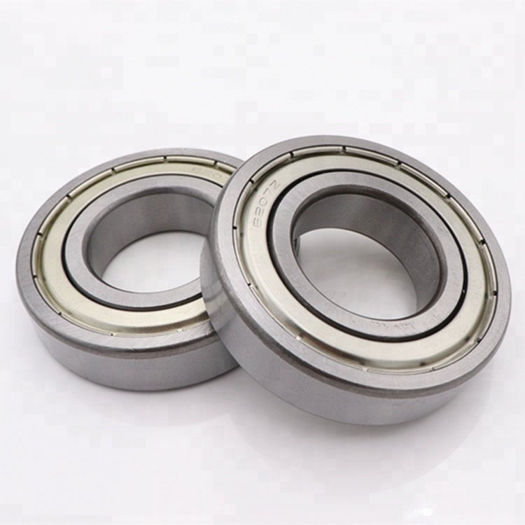 RMO rubber shield deep groove ball bearing 6207ZZ 6207 2rs 6207 chrome steel ball bearing for tractors 35*72*17mm